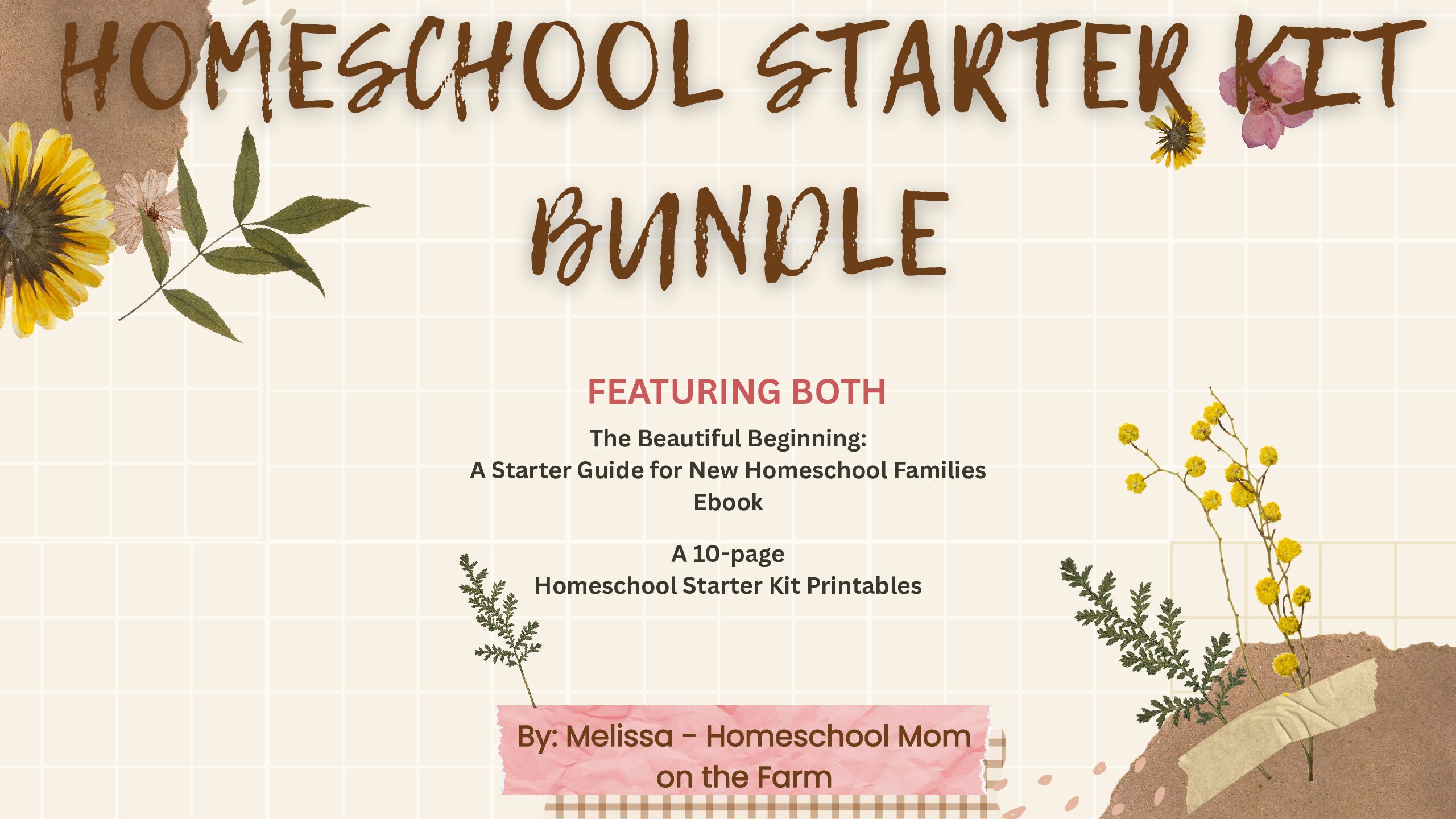 The Homeschool Starter Kit BUNDLE (printables)