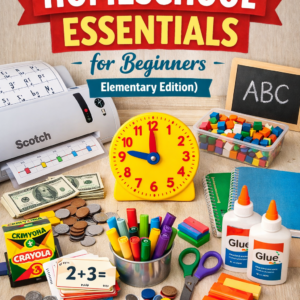 homeschool essentials for beginners